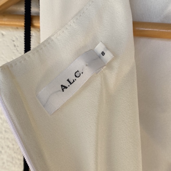 A.L.C. Landon Black and White Tiered Jumpsuit 8 - Picture 9 of 12